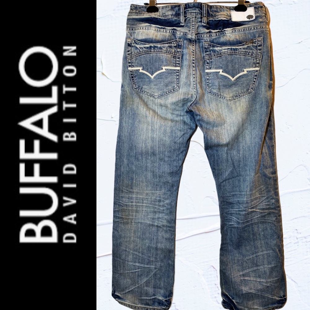 Buffalo King Buttonfly Relaxed Jeans, 34x30